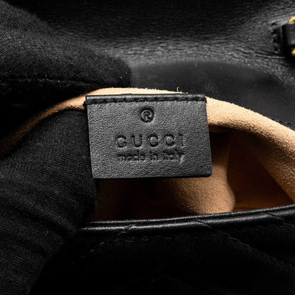 Gucci Super Mini Marmont calfskin black