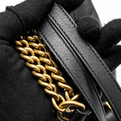 Gucci GG Marmont Backpack Calfskin Black