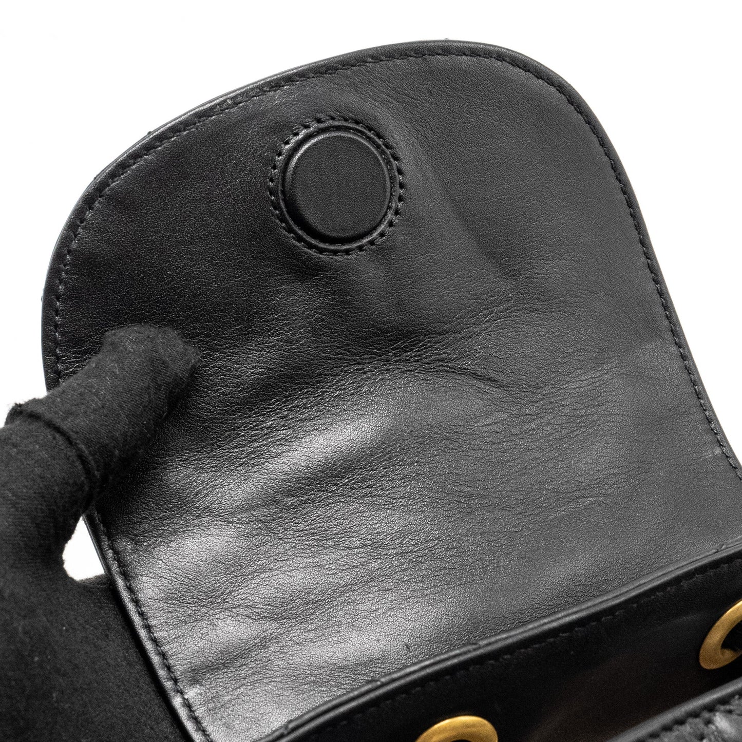 Gucci GG Marmont Backpack Calfskin Black