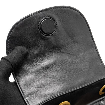 Gucci GG Marmont Backpack Calfskin Black