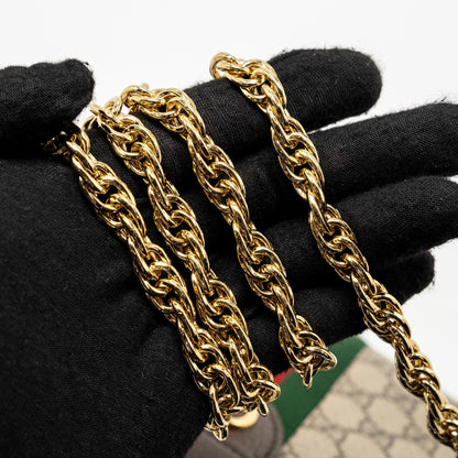 Gucci Ophidia Small Shoulder Bag GG Supreme Canvas/Leather