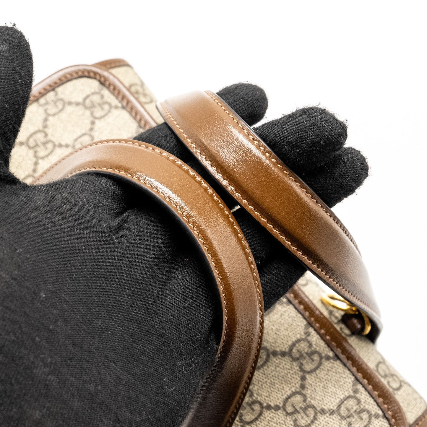 Gucci Top Handle Horsebit 1955 Bag GG Supreme Canvas