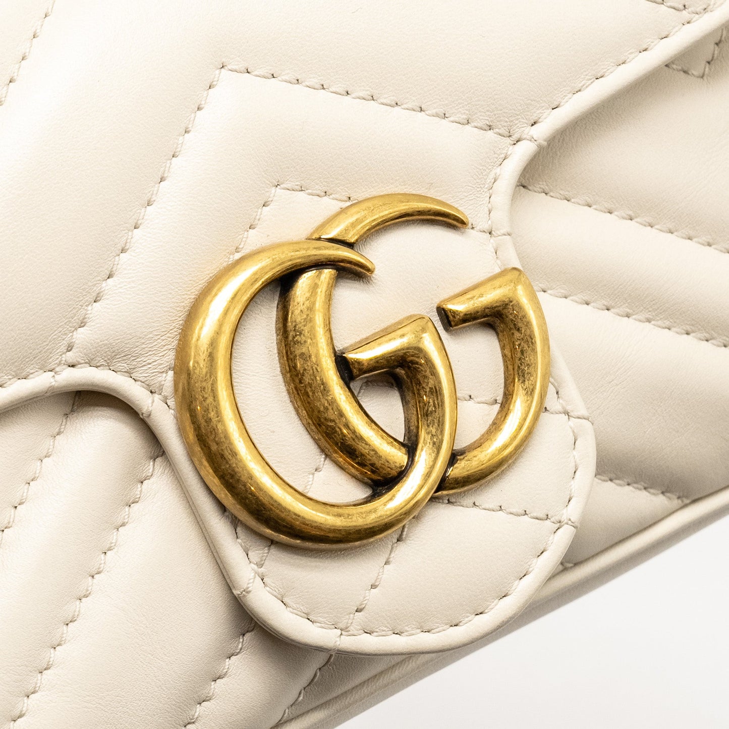 Gucci GG Marmont Super Mini Calfskin White