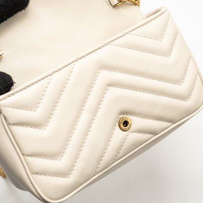Gucci GG Marmont Super Mini Calfskin White