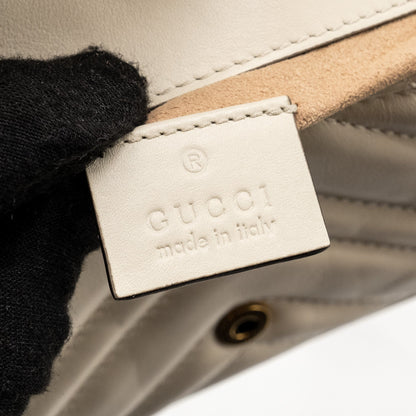 Gucci GG Marmont Super Mini Calfskin White