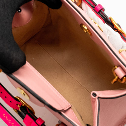 Gucci Mini Diana Bamboo Tote Bag Leather Pink