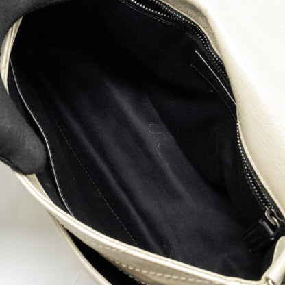 Saint Laurent/ YSL Medium Niki Calfskin White SHW