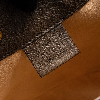 Gucci Ophidia mini Bucket Bag GG Supreme Canvas Beige / Ebony