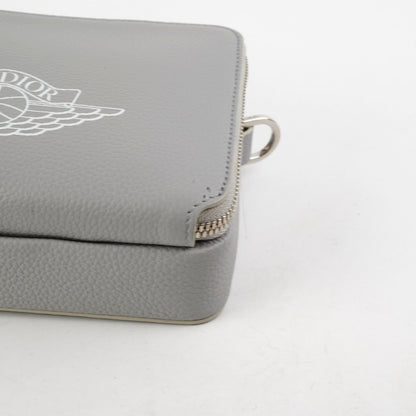 Dior x Air Jordan Wings Messenger Crossbody Bag Grey