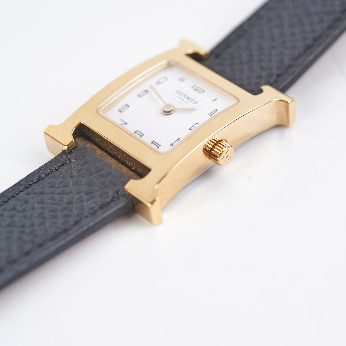 Hermes Heure H Hour Watch Black Small 25mm
