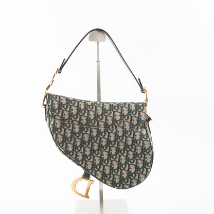 Dior Saddle Bag Oblique Green