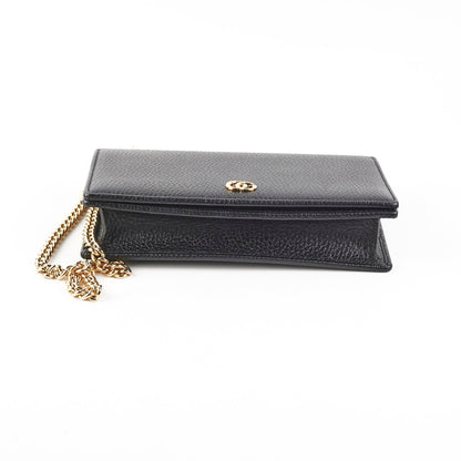 Gucci GG Marmont Wallet On Chain Black