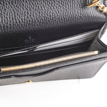 Gucci GG Marmont Wallet On Chain Black