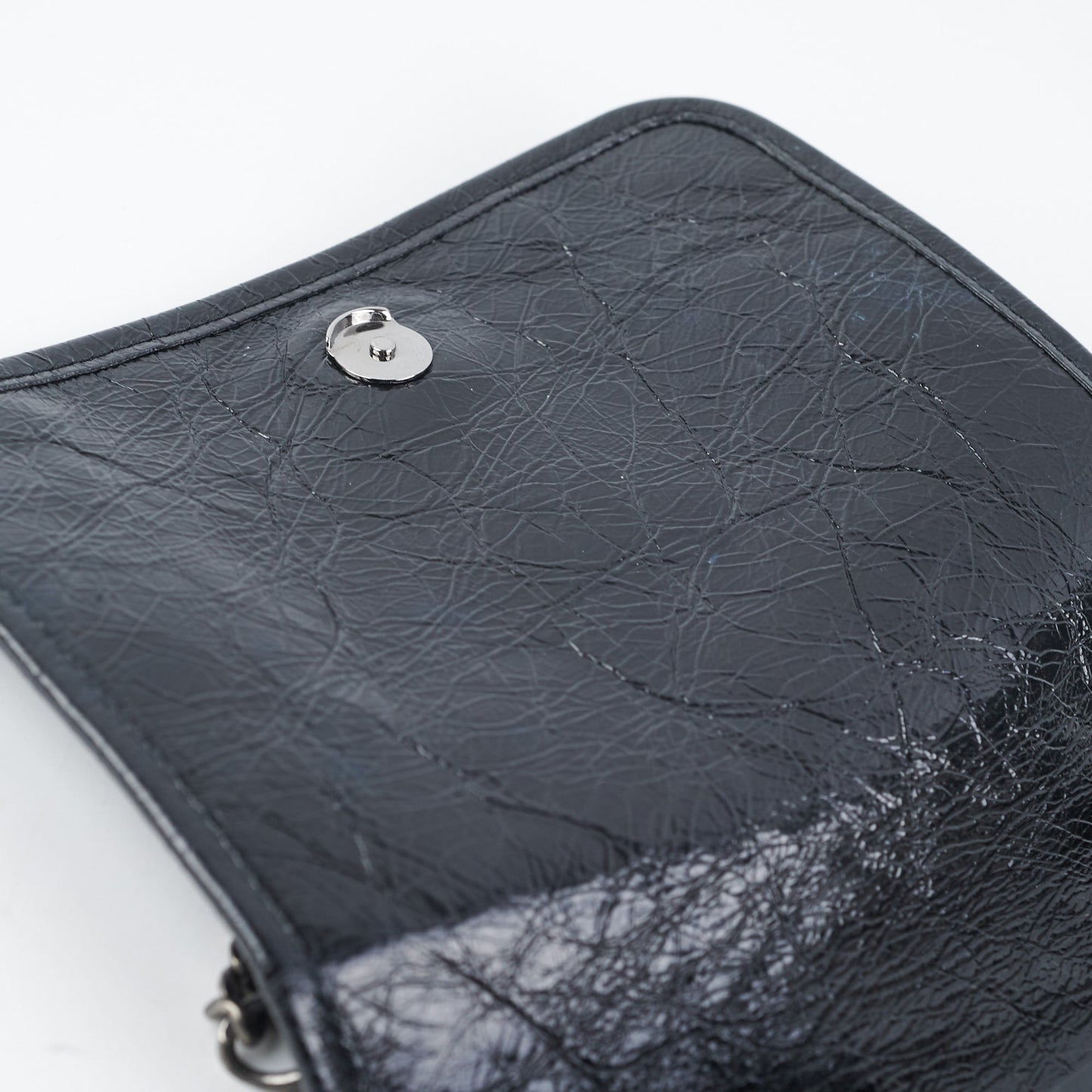 Saint Laurent Niki Wallet On Chain Black