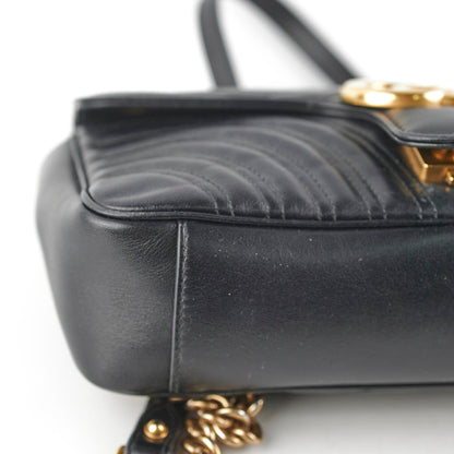 Gucci Marmont Small Black Shoulder Bag