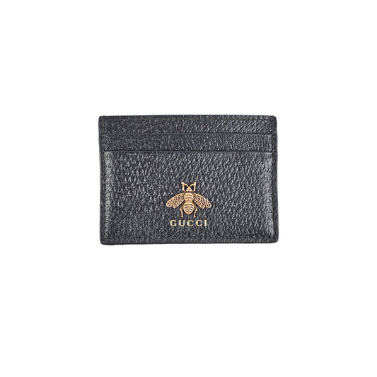 Gucci Bee Card Holder Black