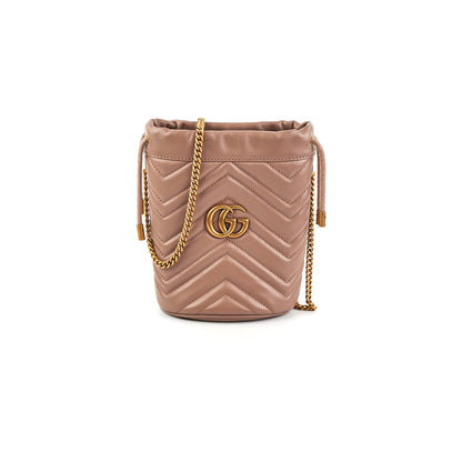 Gucci Bucket Marmont Bag Dusty Pink
