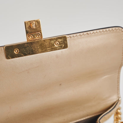 Gucci Padlock Gold Metallic Small