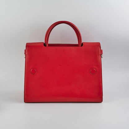 Dior Medium Diorever Tote Bag Red