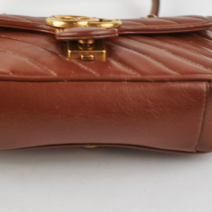 Gucci Marmont Mini Brown Shoulder Bag