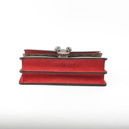 Gucci Dionysus Medium Monogram Red Shoulder Bag