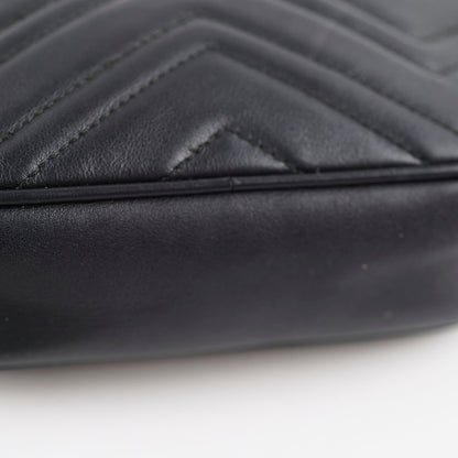 Gucci Mini Marmont Camera Bag Black