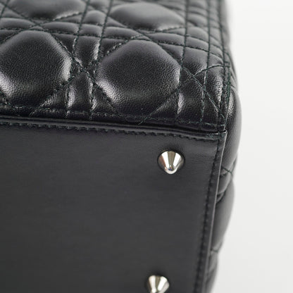 Christian Dior Lady Dior lambskin Black
