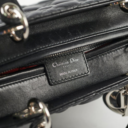 Christian Dior Lady Dior lambskin Black