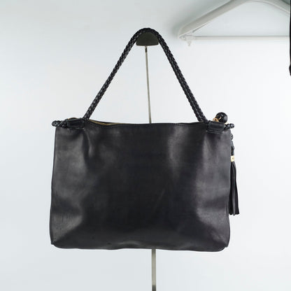 Gucci Black Leather Tote