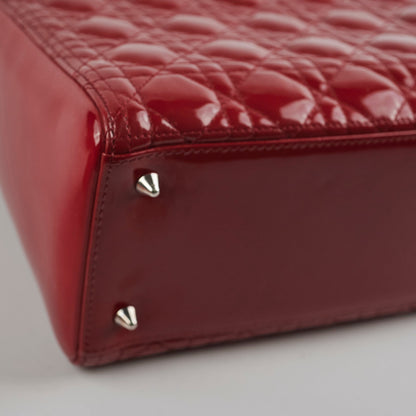 Deal of The Week - Christian Dior Lady Dior Medium Red Patent