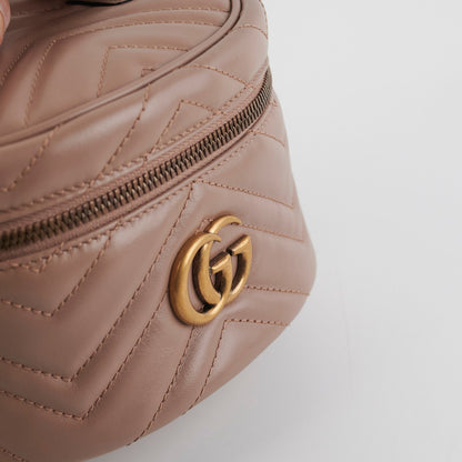 Gucci Small Vanity Backpack Beige Backpack
