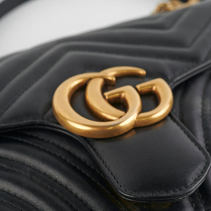 Gucci Marmont Small Black Shoulder Bag