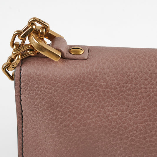 Christian Dior J'adior Medium Dusty Pink Flap Bag
