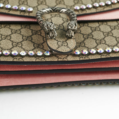 Gucci Crystal Embellished Dionysus Small Shoulder Bag