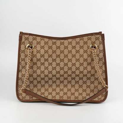 Gucci Monogram Brown Tote