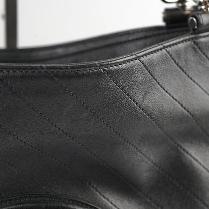 Gucci Soft Leather Large Tote Black