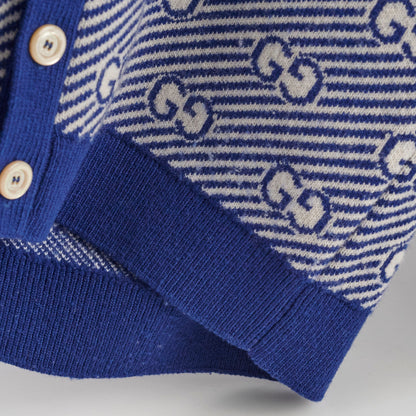 Gucci Sweater Blue/White Girls Size Size 8