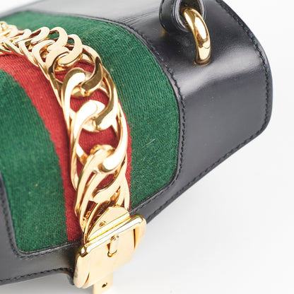 Gucci Sylvie Black Top Handle