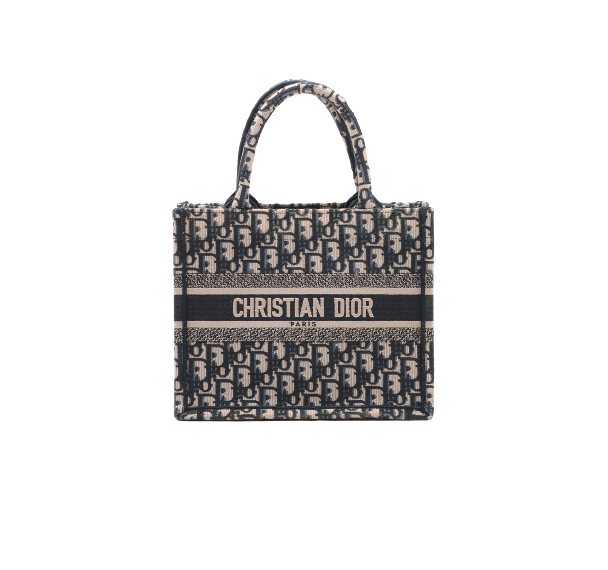ITEM 5 - Christian Dior Small Oblique Navy Book Tote