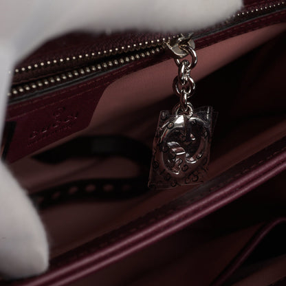 Gucci Lady Lock Python Bamboo Top Handle