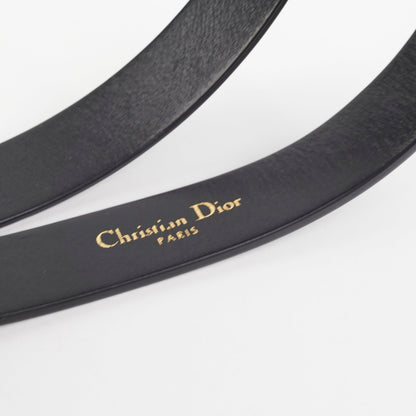 ITEM 5 - Christian Dior CD Rhinestone Gold Belt Size 75cm