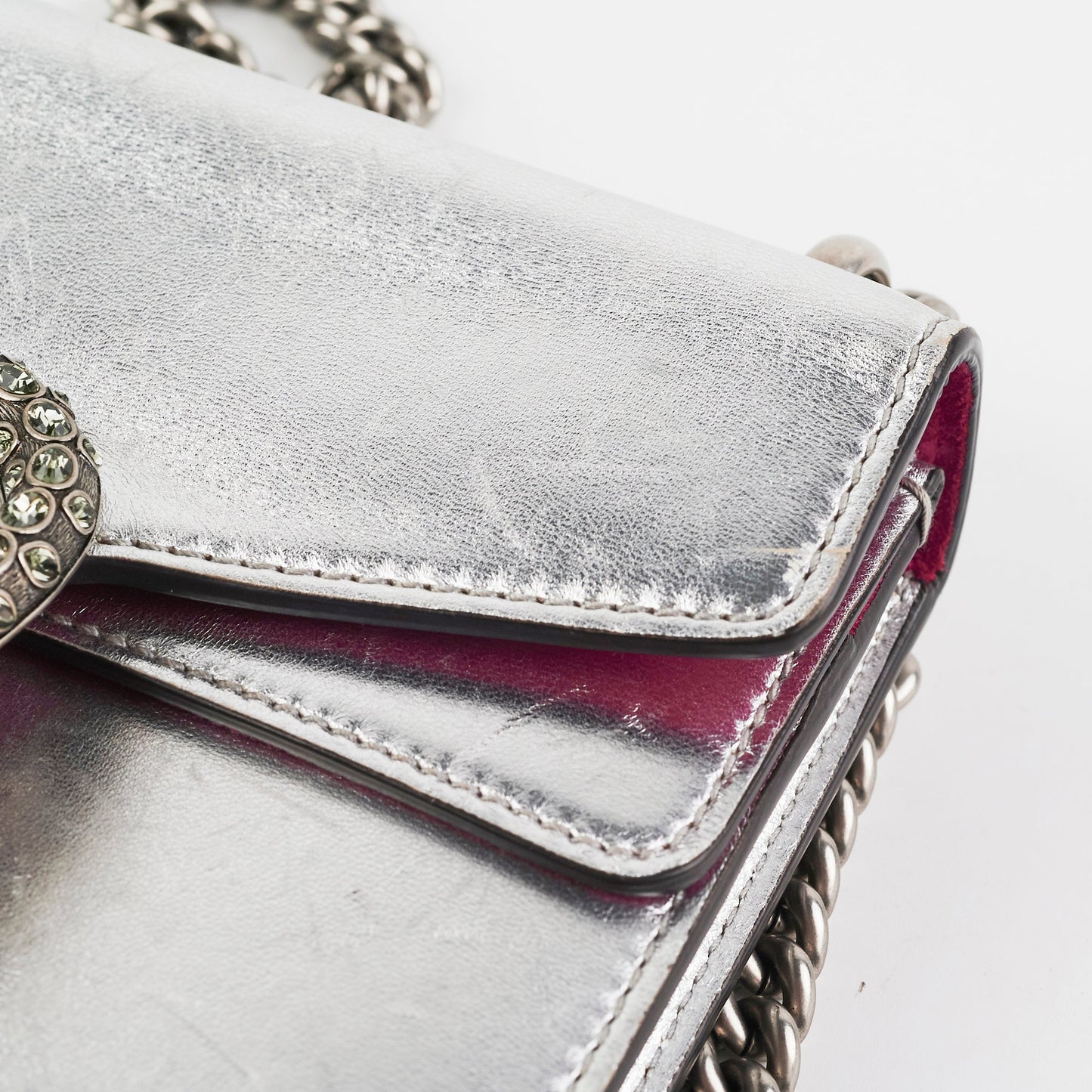Gucci Silver Mini Dionysus