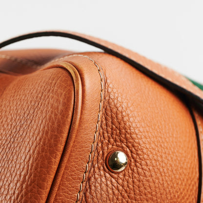 Gucci Brown Medium Web Crossbody Bag