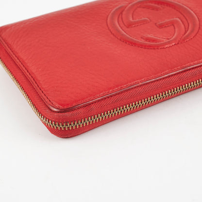 Gucci Zip Wallet Red