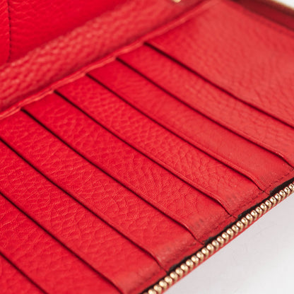 Gucci Zip Wallet Red