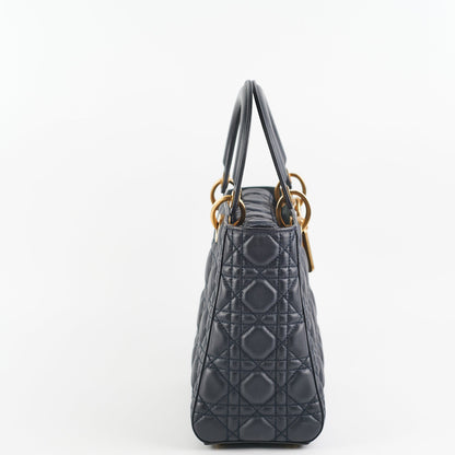 Dior Lady Dior Dark Navy Medium