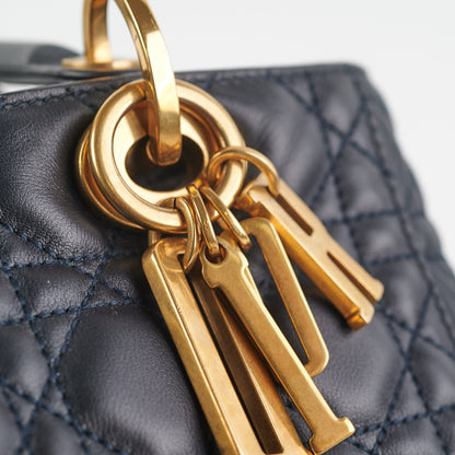 Dior Lady Dior Dark Navy Medium