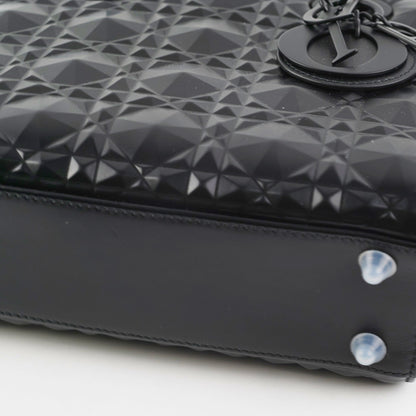Christian Dior My ABC  Lady Dior Calfskin Small Cannage Bag Black
