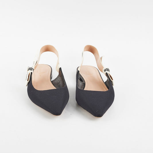 Dior J'adior Slingback Flats Size 40