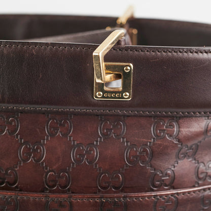 Gucci Guccissima Monogram Brown Tote Bag